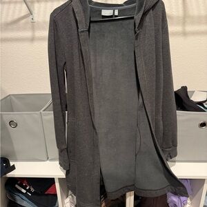 Women's Gray Hooded Jacket